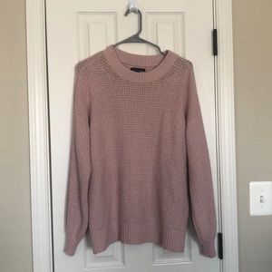 pink sweater from American Eagle